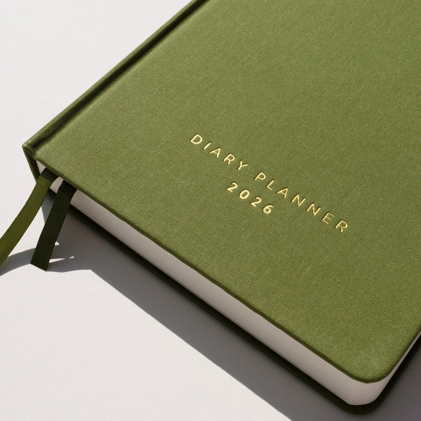 2026 Diary ~ Olive Tree (olive green)