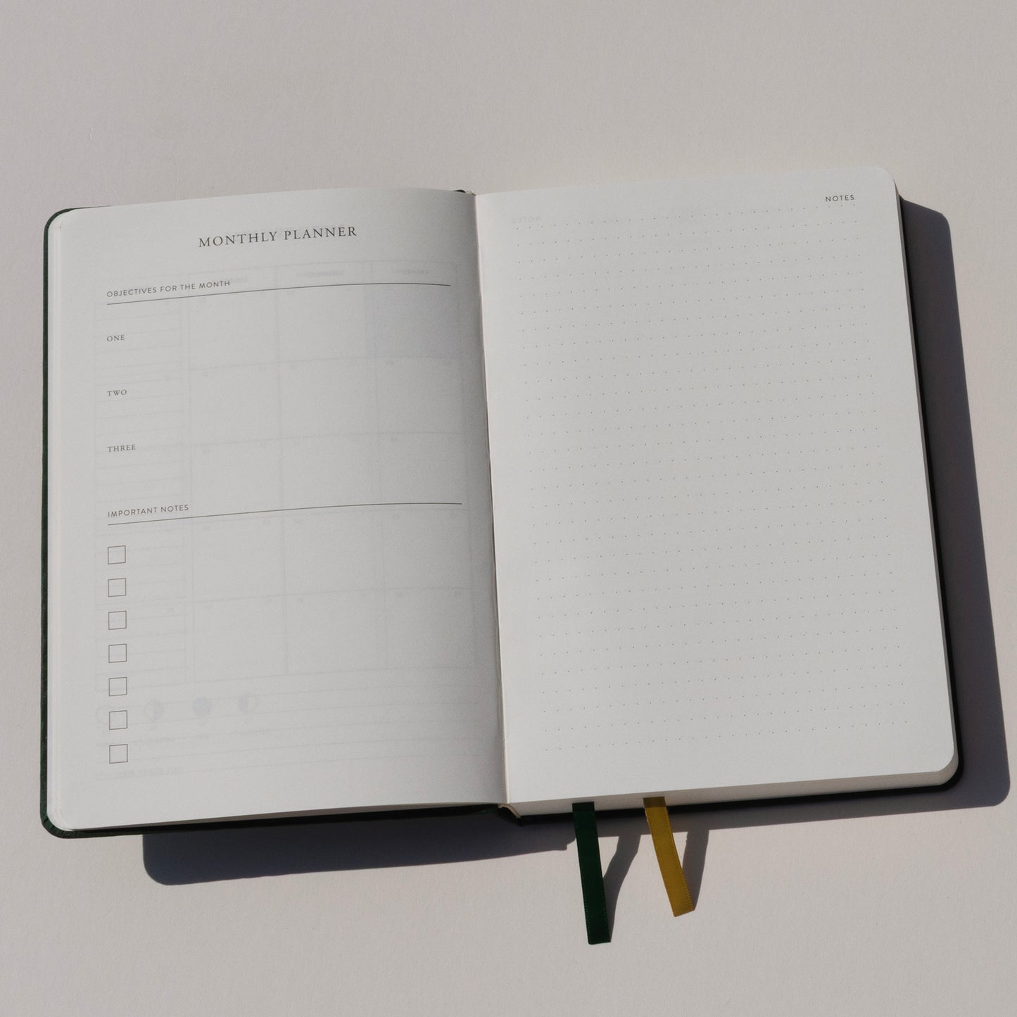 2026 Diary ~ Chamomile Flower (rich yellow)
