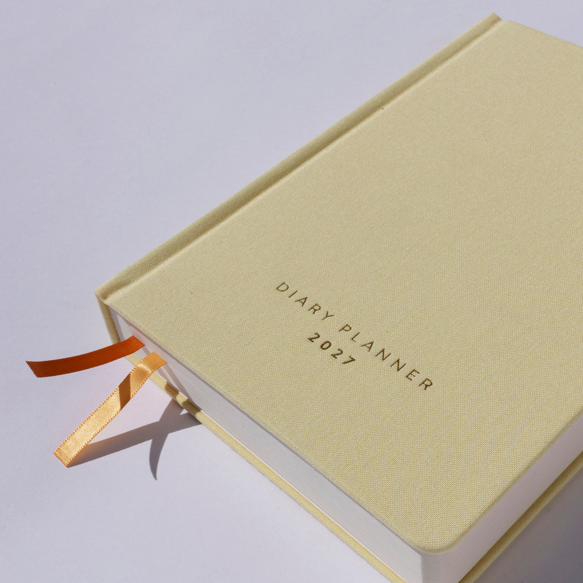 Diary Planner 2027 - Butter Yellow