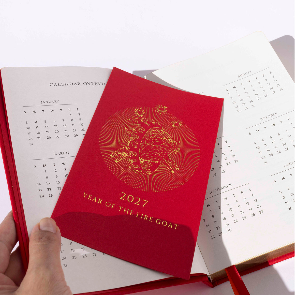 Notebook Planner 2027 - Year of the Fire Goat