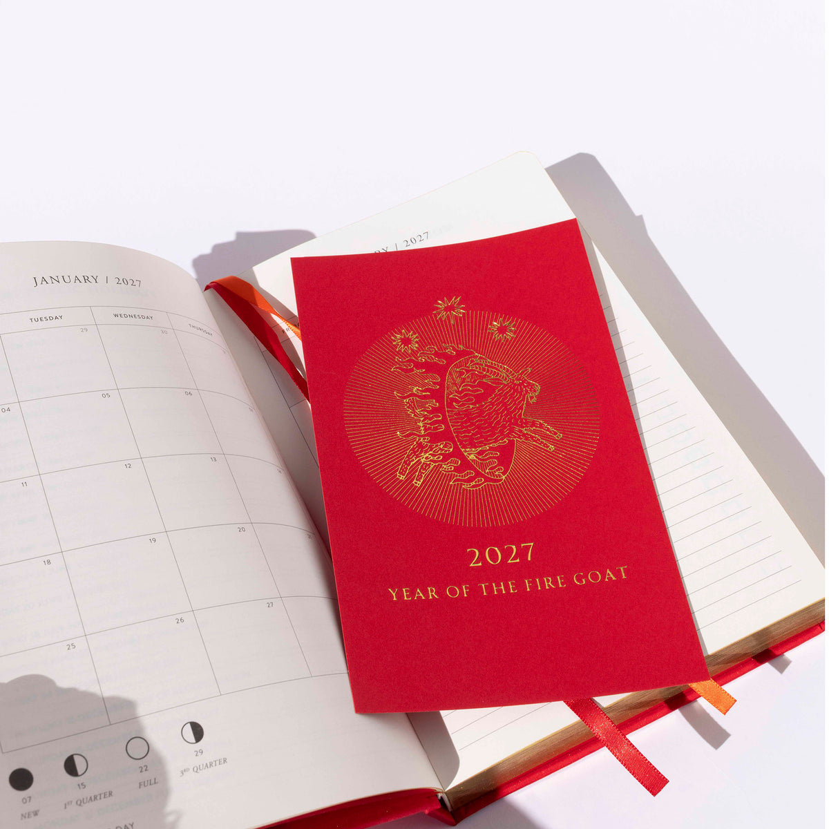 Weekly Planner 2027 - Year of the Fire Goat