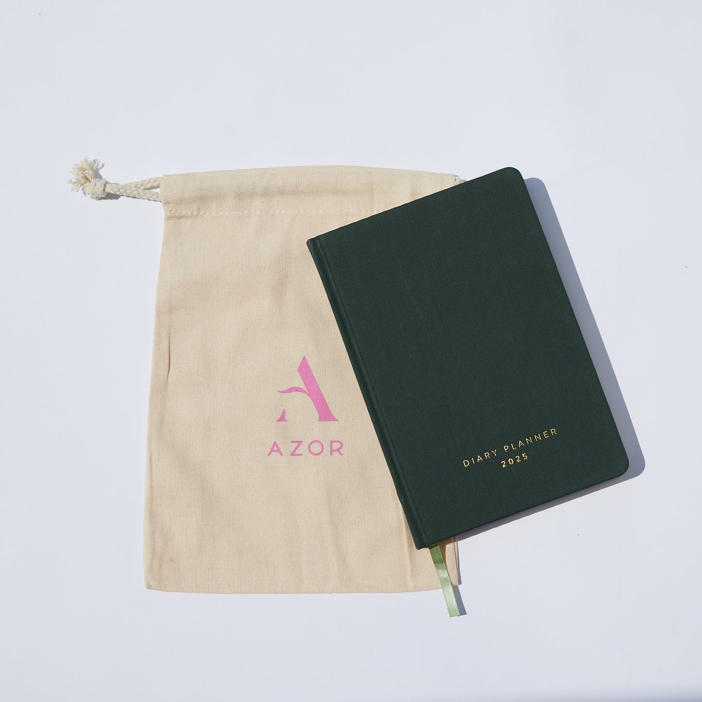 Diary Planner Dust Bag beige/pink