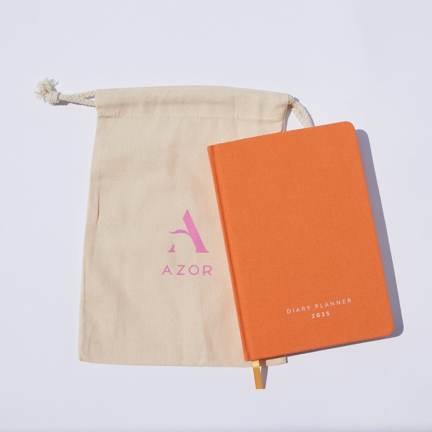 Diary Planner Dust Bag beige/pink