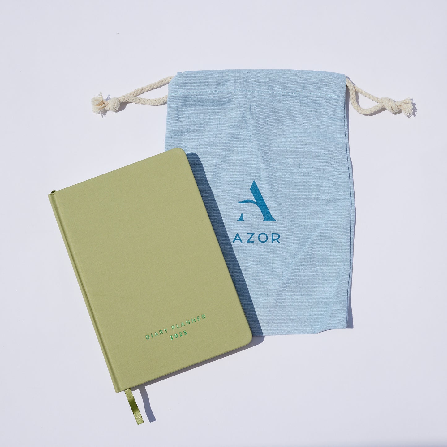 Diary Planner Dust Bag light blue
