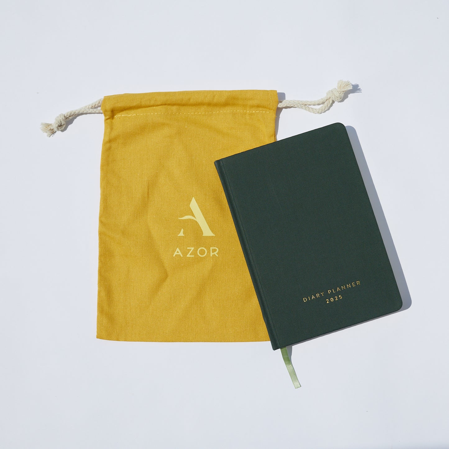 Diary Planner Dust Bag mustard