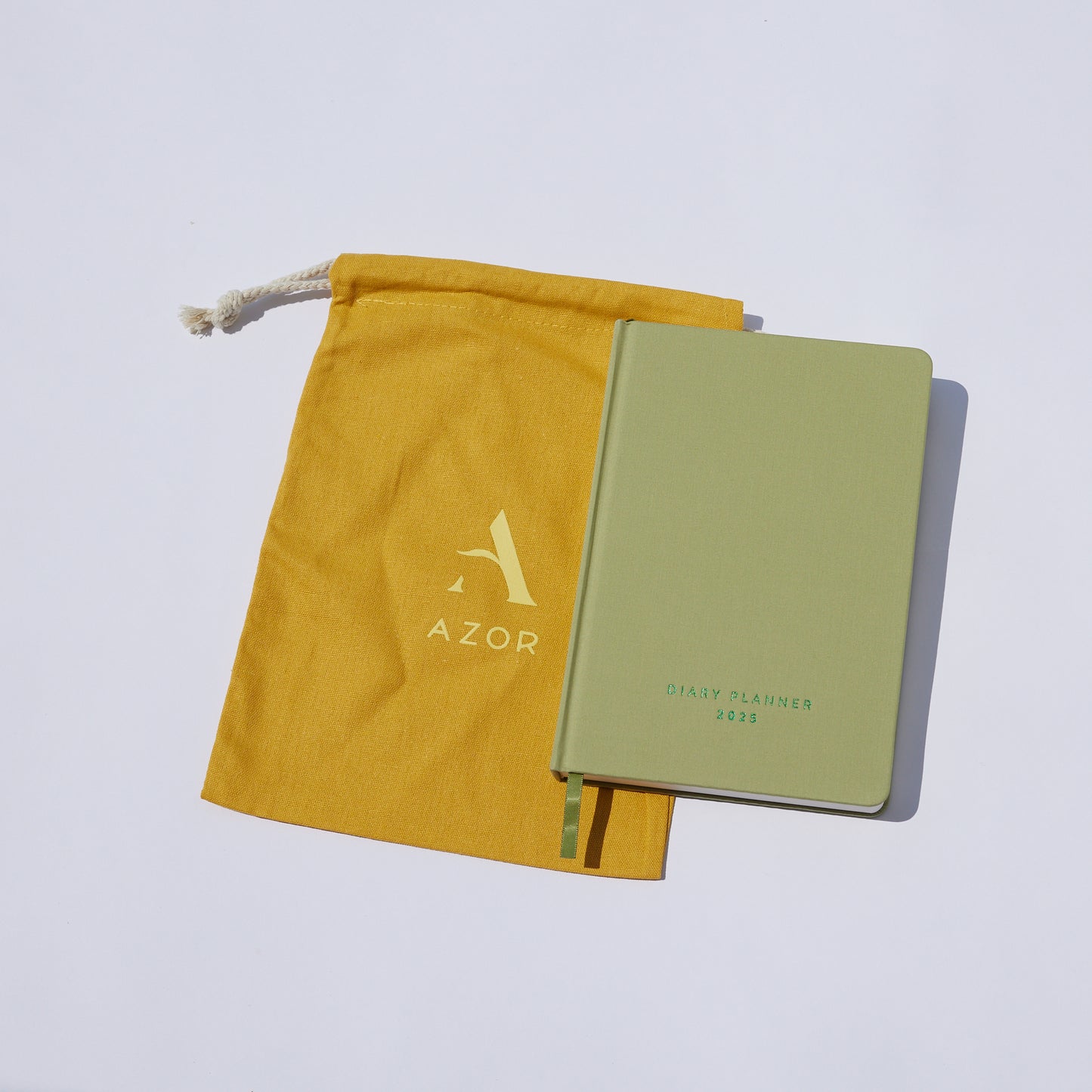 Diary Planner Dust Bag mustard