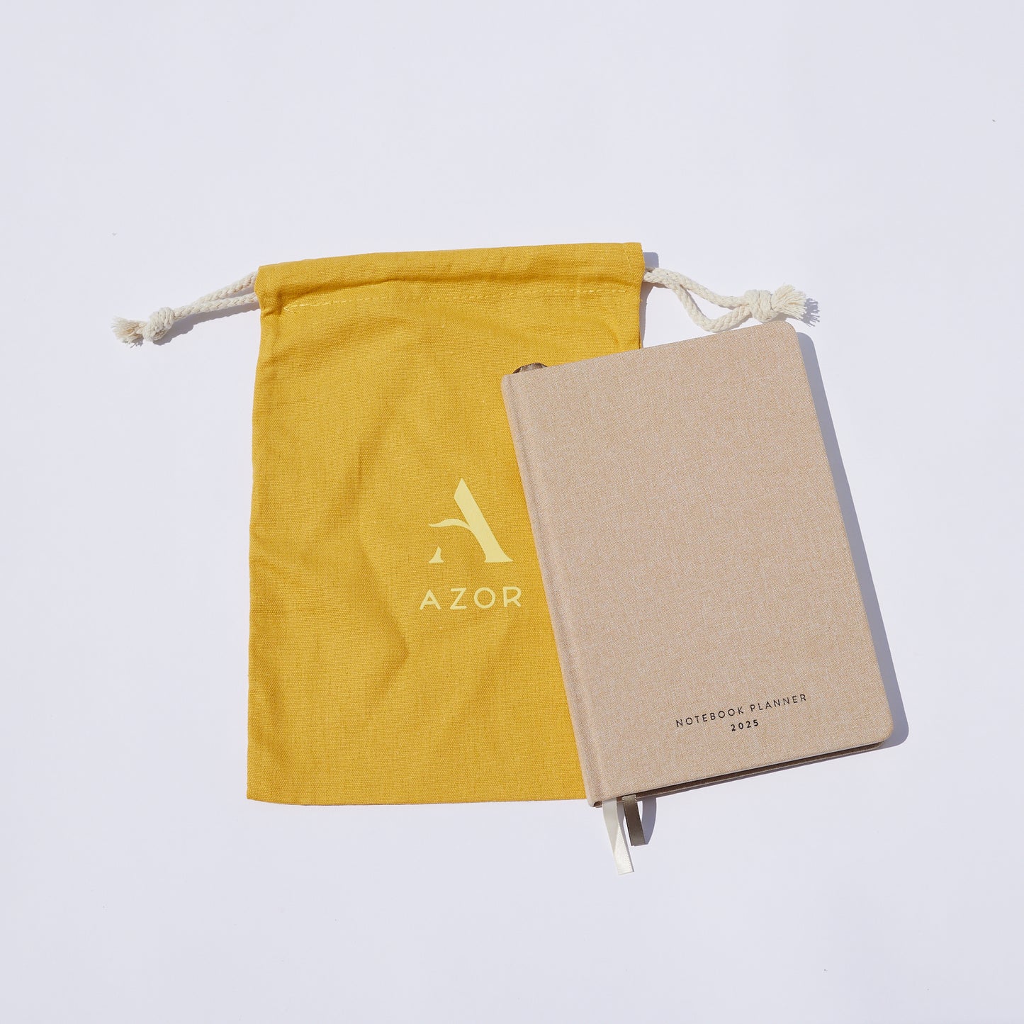 Diary Planner Dust Bag mustard