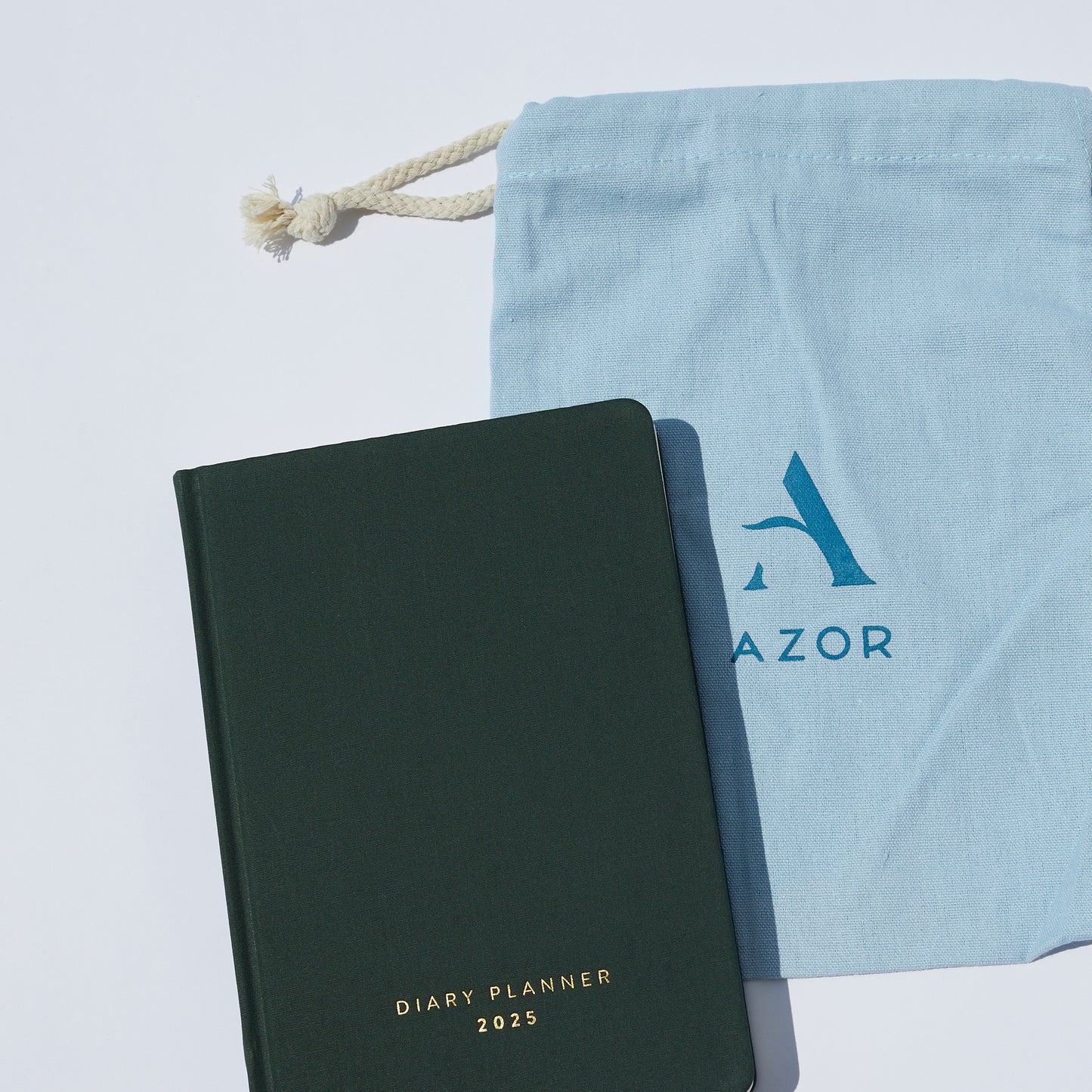 Diary Planner Dust Bag light blue