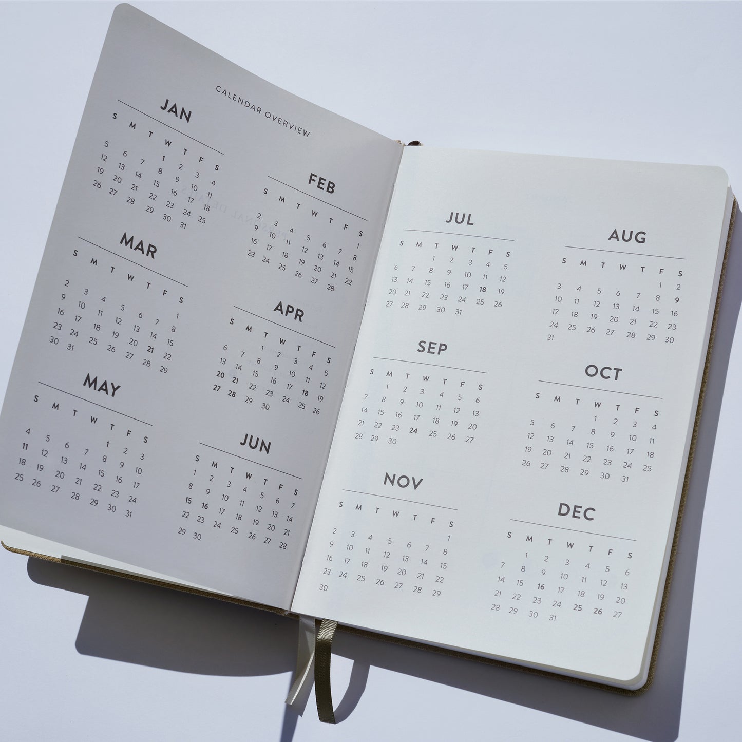 2025: Notebook Planner in Beige