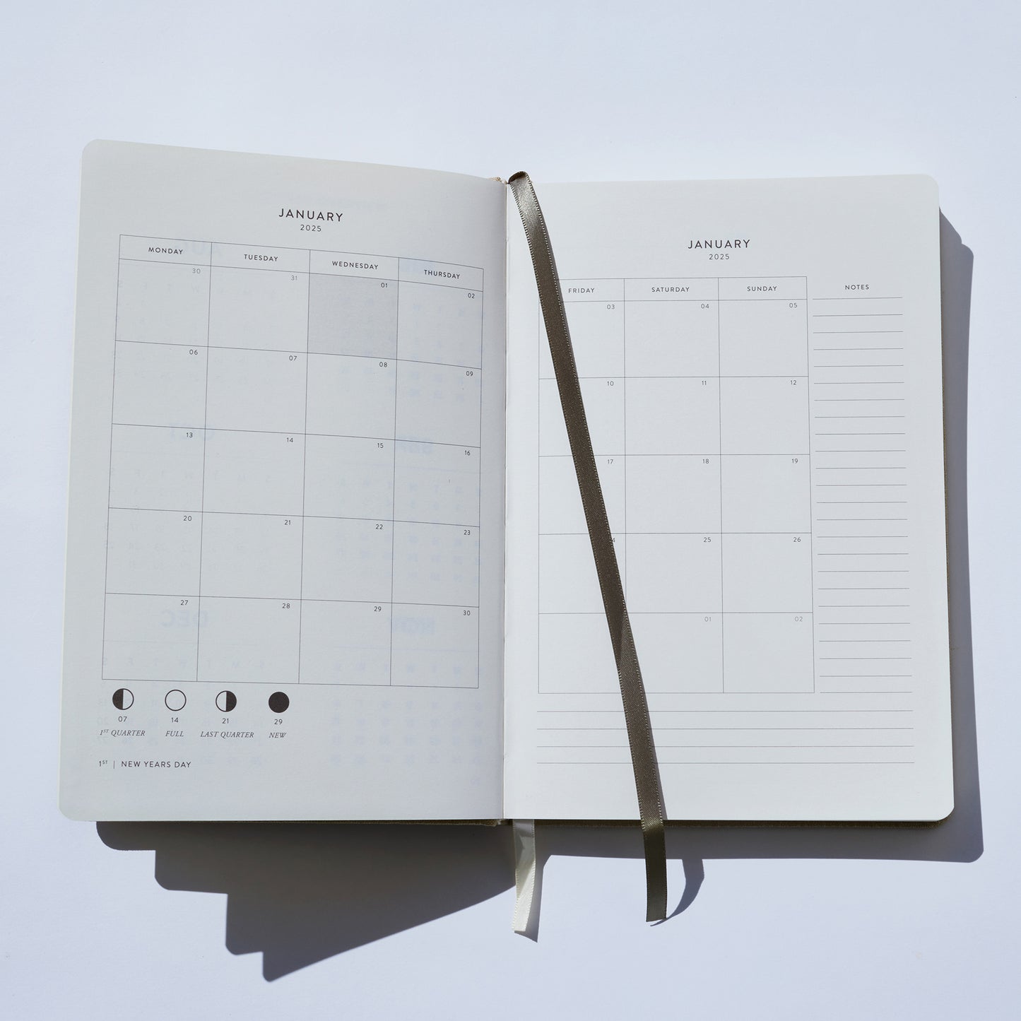 2025: Notebook Planner in Beige