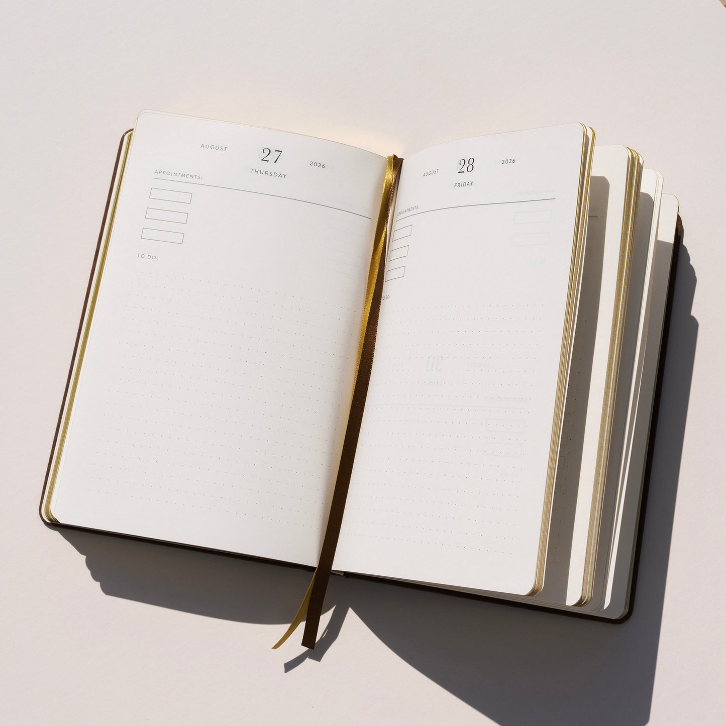 2026 Diary ~ Chocolate (brown)