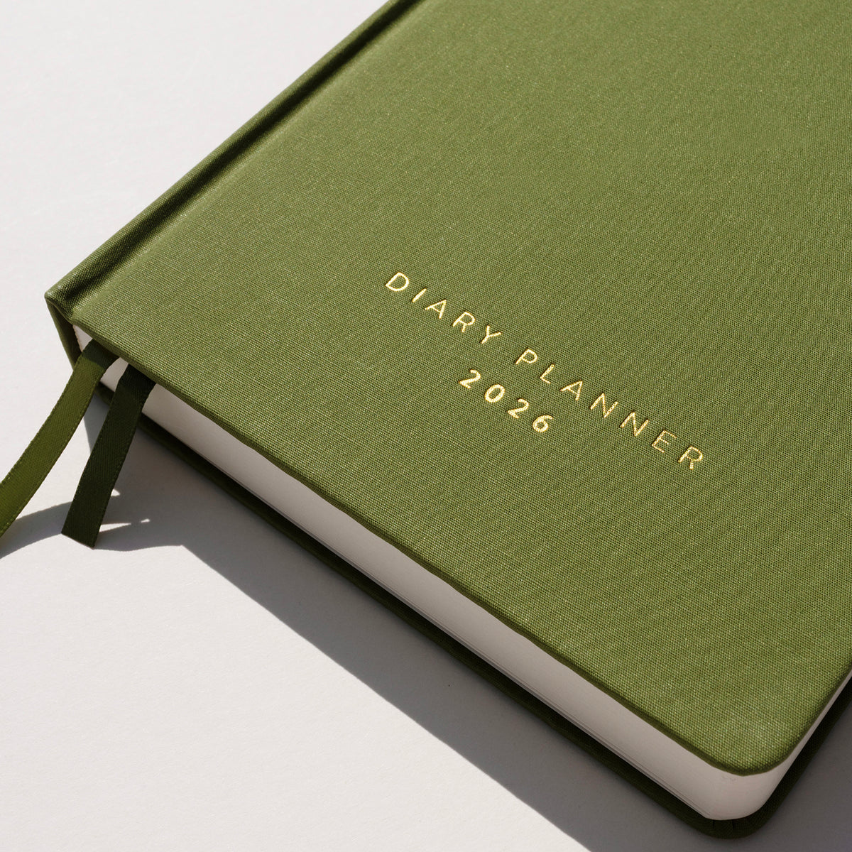 2026 Diary ~ Olive Tree (olive green)