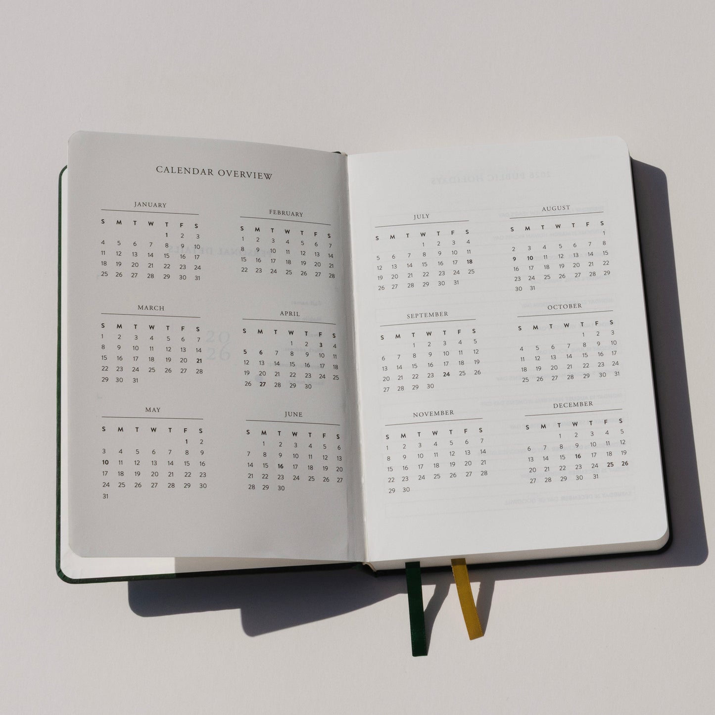 2026 Diary ~ Lost in the Forest (dark green)