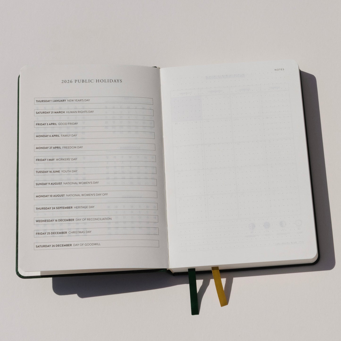 2026 Diary ~ Lost in the Forest (dark green)