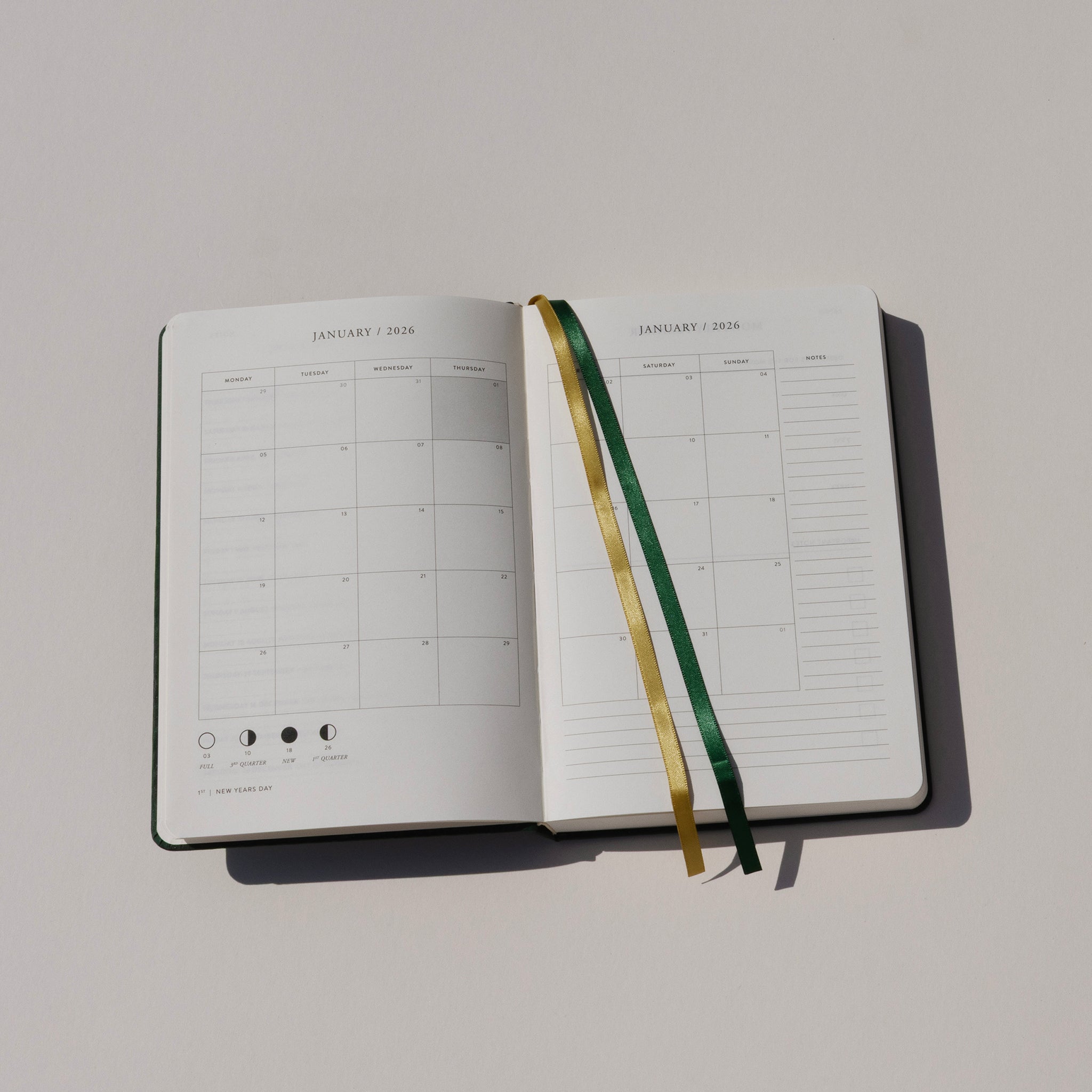 2026 Diary ~ Lost in the Forest (dark green) – Azor