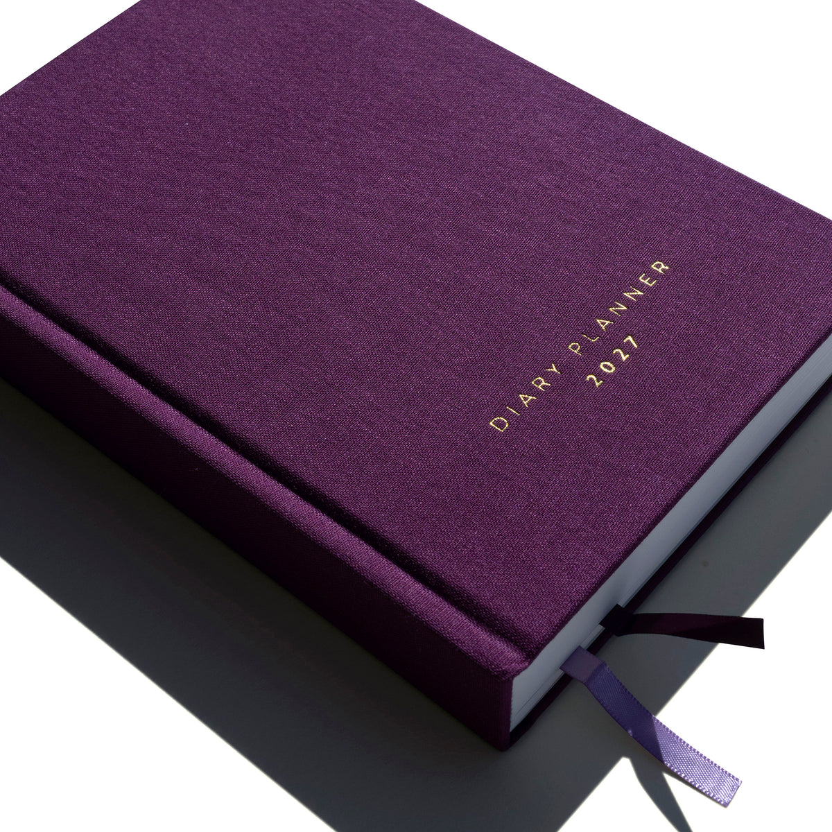 Diary Planner 2027 - Eggplant Emoji Purple