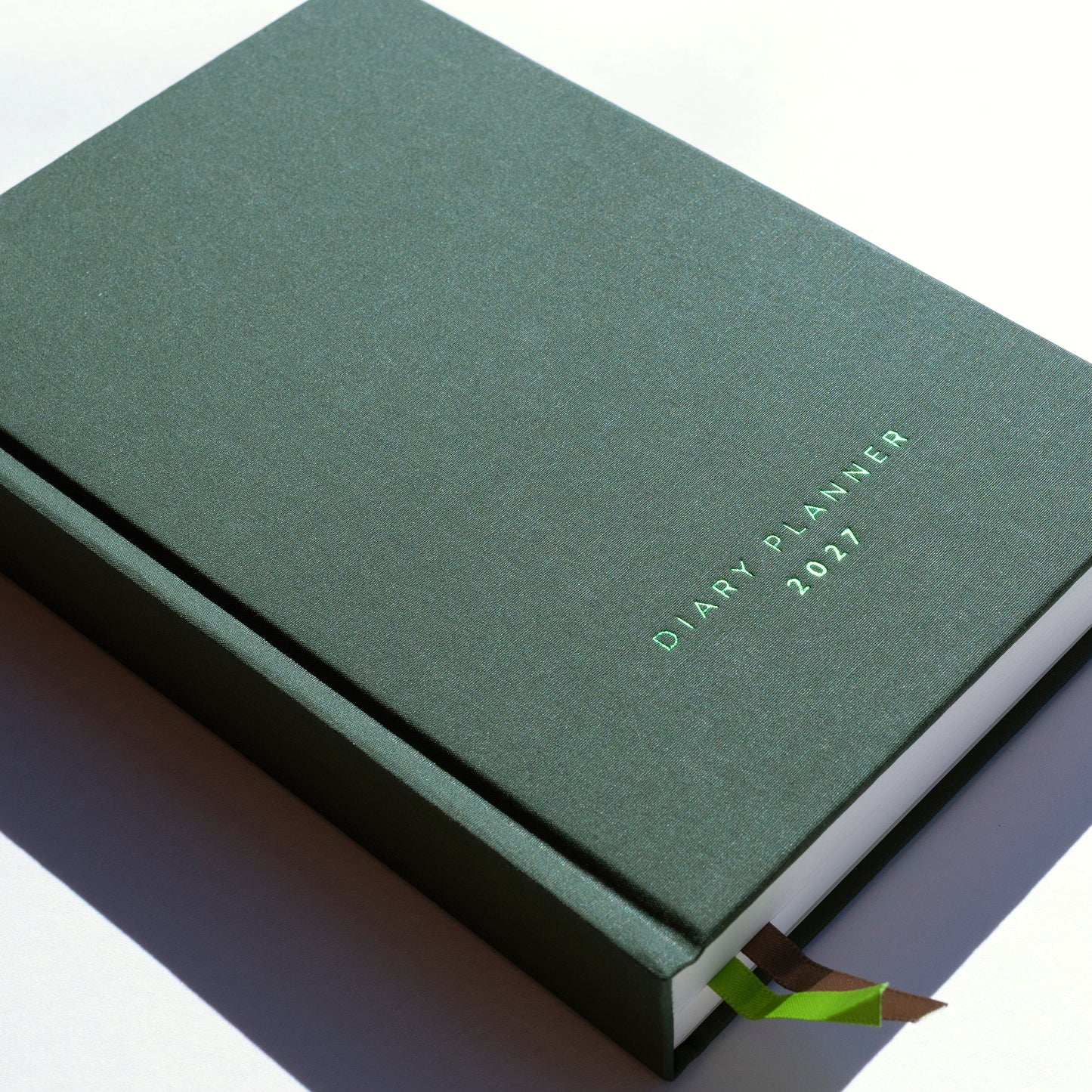 Diary Planner 2027 - Forest Green