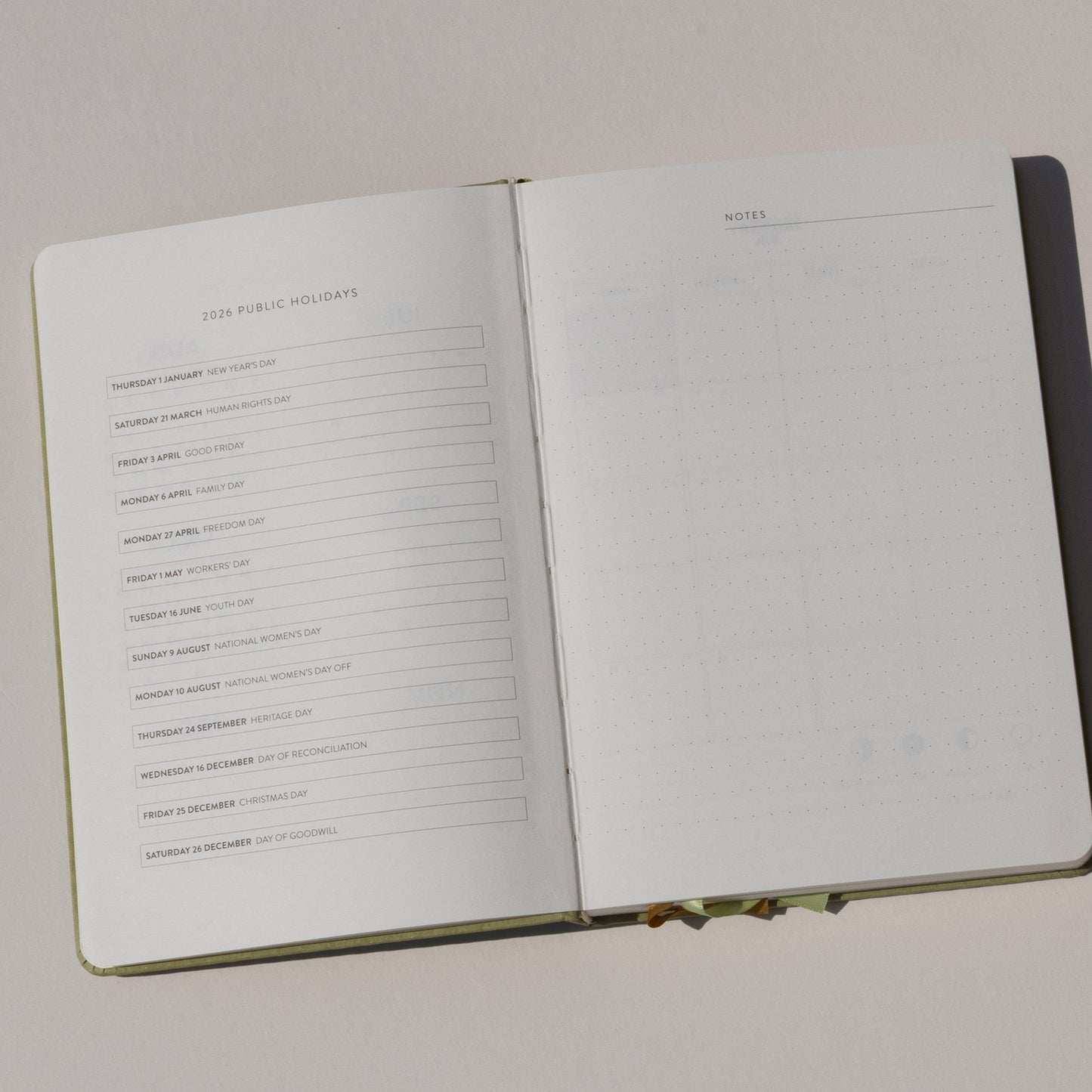 2026 Notebook ~ Lost in the Forest (dark green)