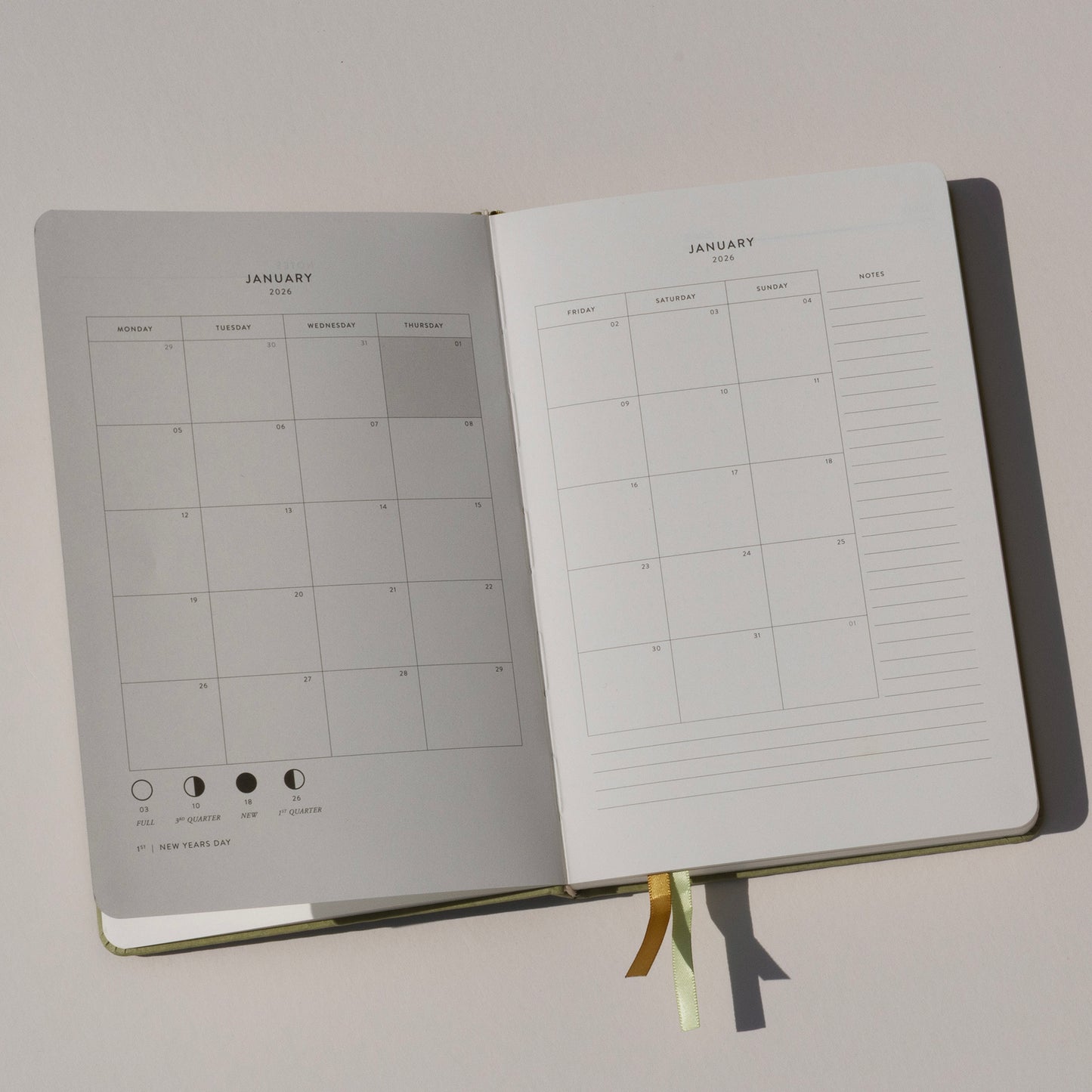 2026 Notebook ~ Lost in the Forest (dark green)