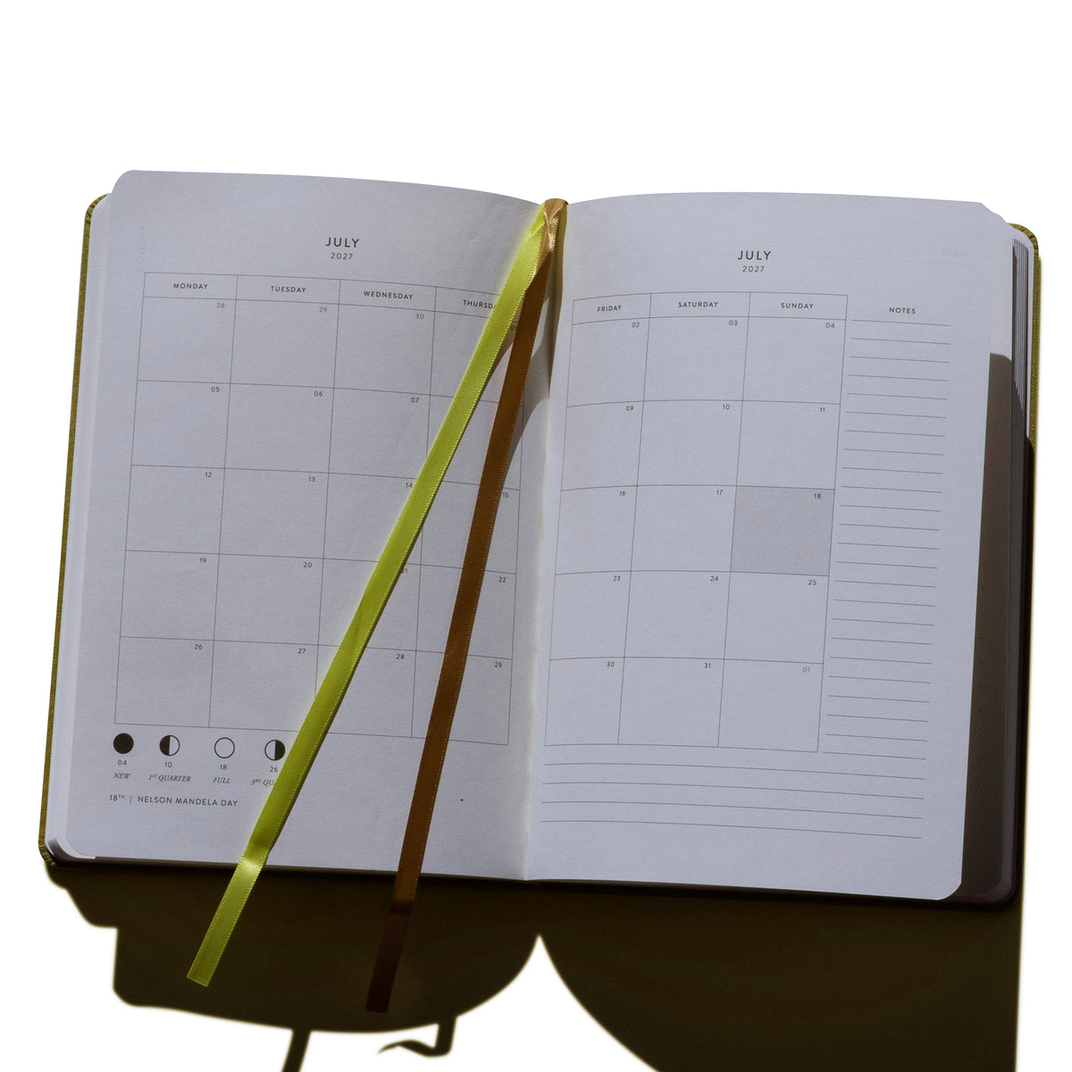 Notebook Planner 2027 - Forest Green