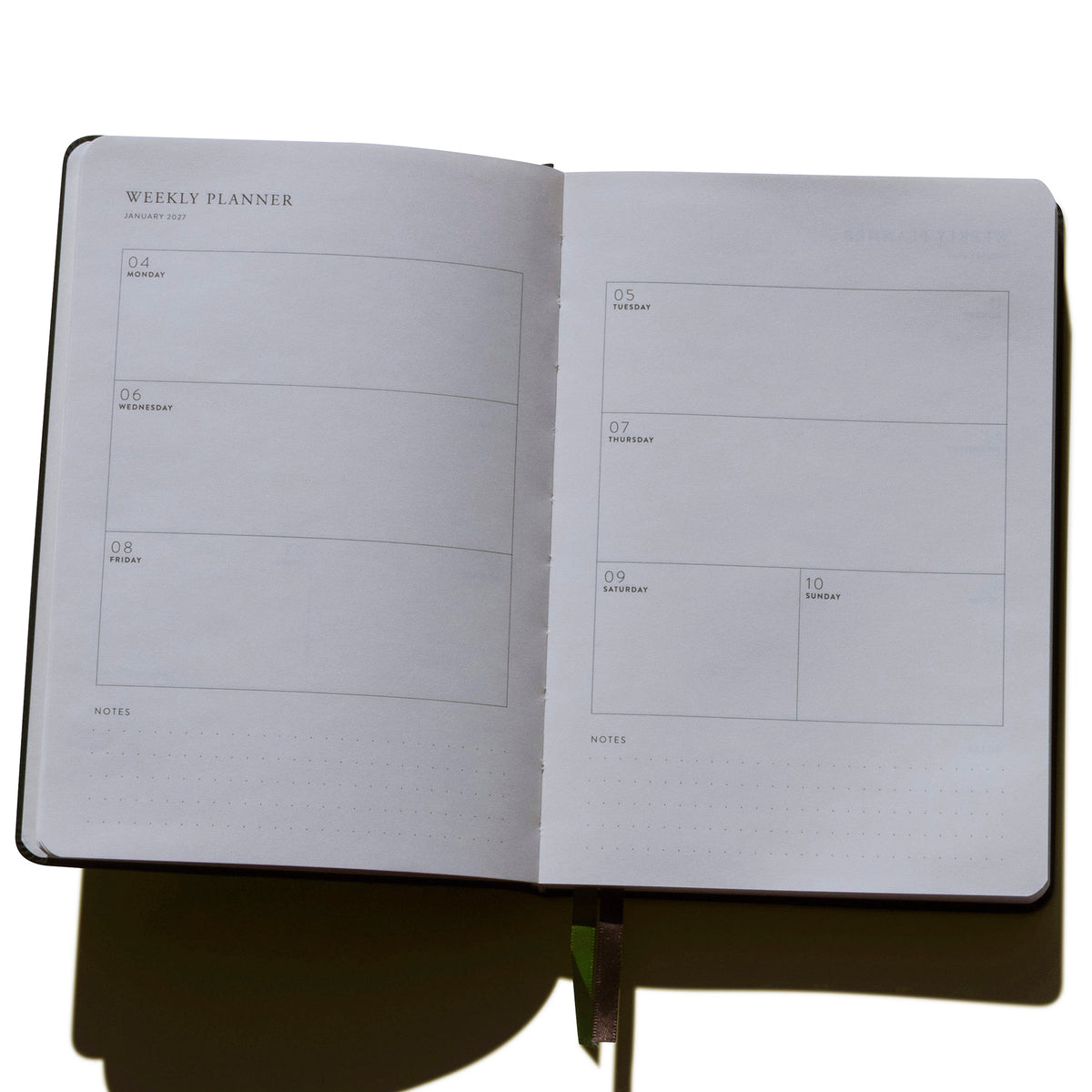Weekly Planner 2027 - Pink Flossy Dreams