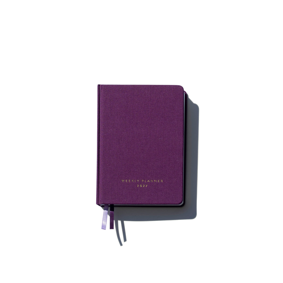 Weekly Planner 2027 - Eggplant Emoji Purple